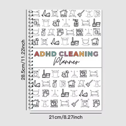 Transform Your Home with the ADHD Cleaning Planner Bundle – Your Ultimate Guide to a Tidy Space with Schedules, Tips, and Family Chore Charts