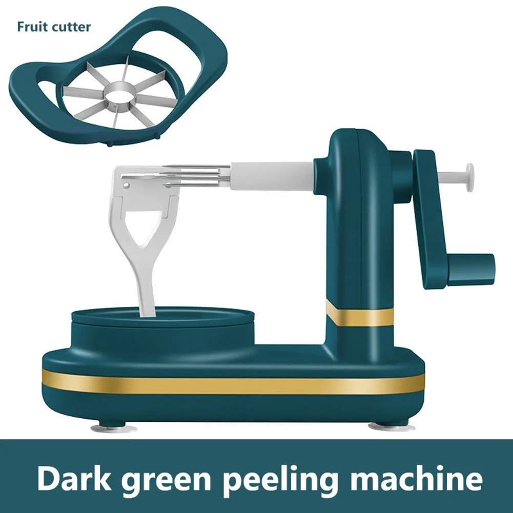 Effortless Apple Peeling: Manual Multifunctional Hand Crank Peeler with Stainless Steel Blades for Your Kitchen