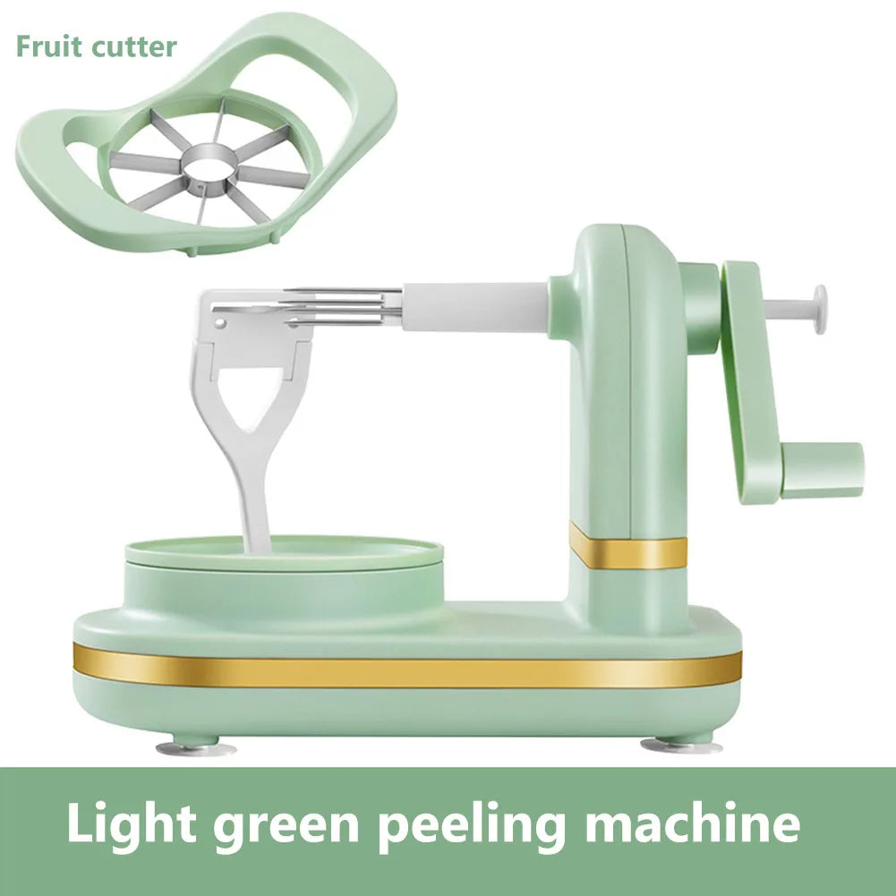 Effortless Apple Peeling: Manual Multifunctional Hand Crank Peeler with Stainless Steel Blades for Your Kitchen